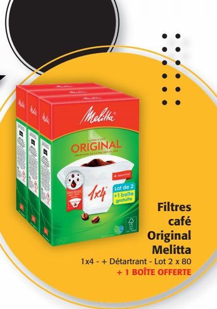 Filtres café Original Melitta 