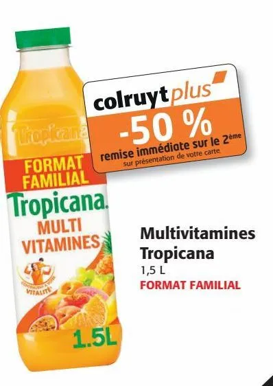 multivitamines tropicana 