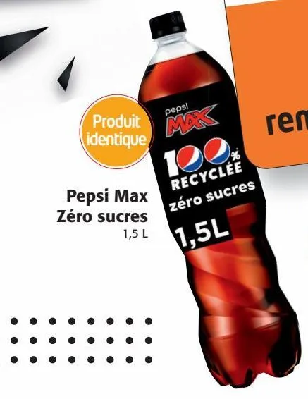 pepsi max zéro sucres