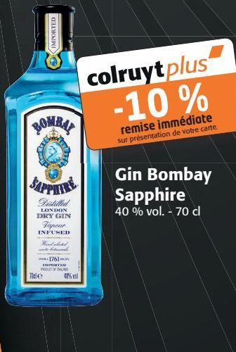 Gin Bombay Sapphire 