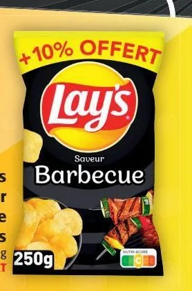 chips saveur barbecue lay's