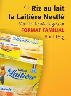 Riz au lait La Laitière Nestlé