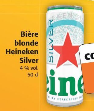 Bière belge Heineken Silver 
