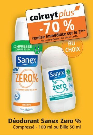 Déodorant Sanex Zero %