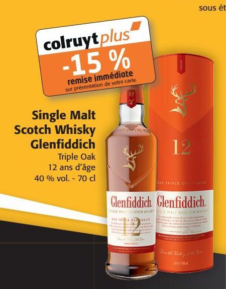 Single Malt Scotch Whisky Glenfiddich
