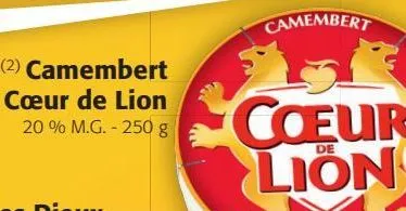 camembert cœur de lion