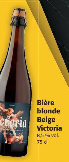 Bière blonde Belge Victoria 