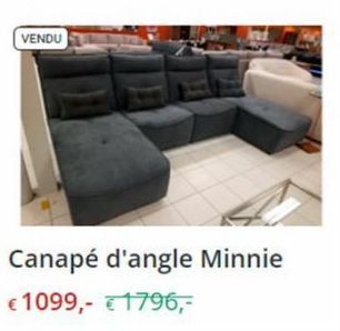 canapé d'angle Minnie
