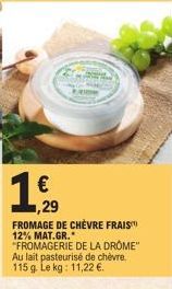 fromage de chèvre 