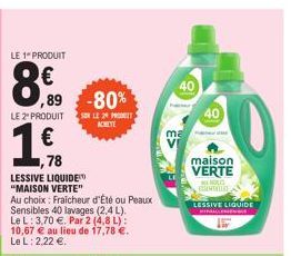 lessive liquide Maison Verte