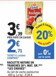 raclette E.Leclerc