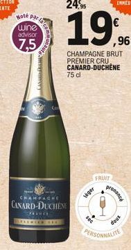 champagne brut Canard-Duchene