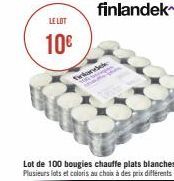 LE LOT  10€  Tworbe  Lot de 100 bougies chauffe plats blanches Plusieurs lots et coloris au choix à des prix différents  finlandek^ 