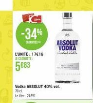 vodka Absolut