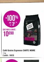 café Carte noire