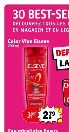 Color Vive Elseve 290 ml  L'OREAL ELSEVE  Color Vive  Ⓒ100%  COMMU 
