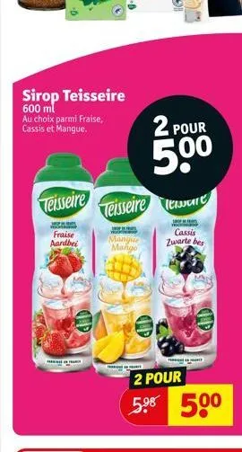 sirop teisseire