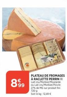 plateau de fromages 