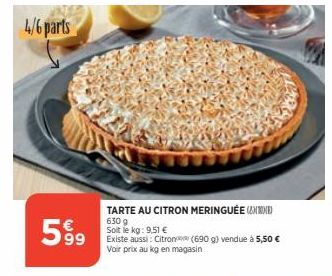 tarte au citron 