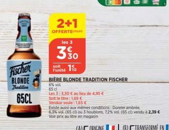 bière blonde Fischer