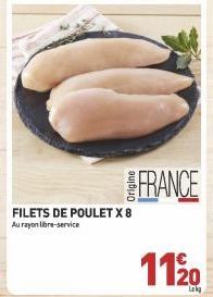 filets de poulet 