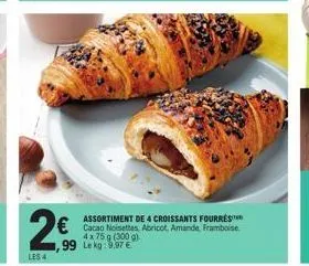 croissants fourrés 