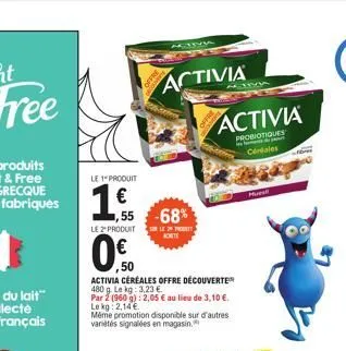 céréales activia