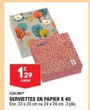 serviettes en papier 