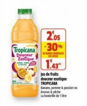 jus de fruits Tropicana