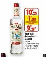 rhum blanc old nick