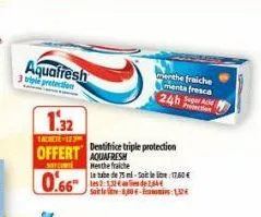dentifrice aquafresh