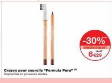 Crayon pour sourcils "Formula Pura" Disponible plusieurs tentes  -30%  IMMEDIATEMENT 6€29 