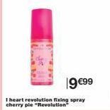 19€99  I heart revolution fixing spray cherry pie "Revolution 