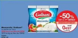 mozzarella galbani