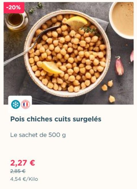 pois chiches cuits 