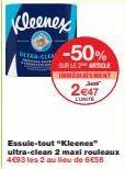 essuie tout Kleenex