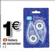 1€  Rollers de correction x2 