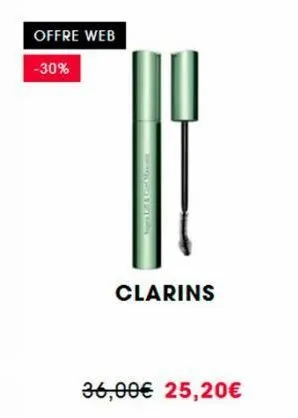 offre web  -30%  stole algas noved  clarins  36,00€ 25,20€ 