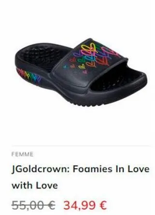 femme  077)  jgoldcrown: foamies in love with love  55,00 € 34,99 € 