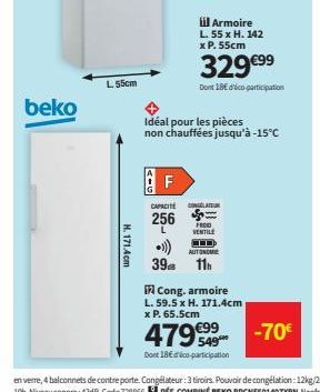 congélateur Beko