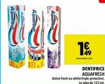 dentifrice Aquafresh