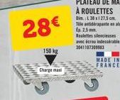 28€  WIK  WWW  150 kg  Charge maxi  MADE IN  FRANCE 