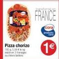 Pizza chorizo  THE  FRANCE  cora) 