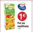 Wastas  1€  Purjus multifruits  TEM  cora  produits 