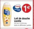 produ  cora  1€  Lait de douche vanille  300333 