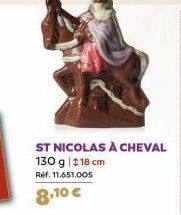 ST NICOLAS À CHEVAL  130 g | 118 cm  Ref. 11.651.005  8,10 € 
