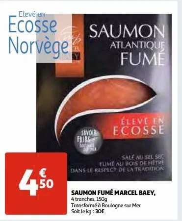 saumon fumé marcel baey,