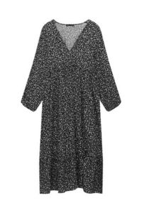 Robe imprimée manches longues offre à 25,19€ sur Pull & Bear