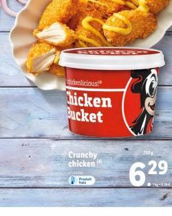 inlicious!  hicken  Bucket  SETINDE  Crunchy chicken  Proda frais  7509  6.29  g-3.30€ 