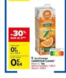 jus d'orange 